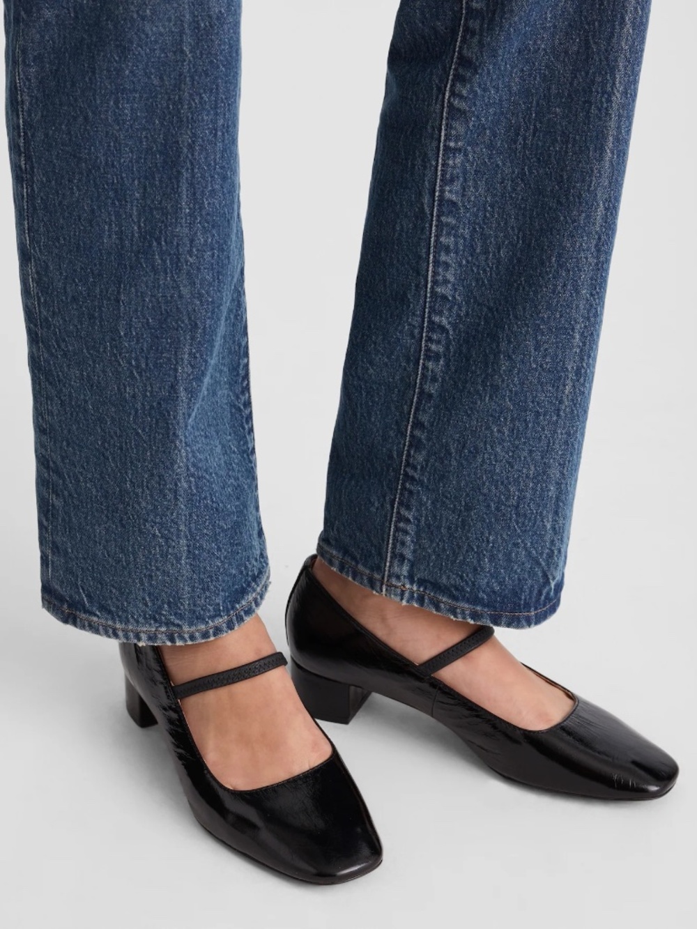Madewell Greta Pump in black patent leather, 6.5, NIB - Picture 2 of 6